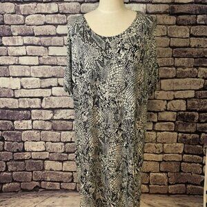 Calvin Klein NWT Black & White Dress Size 2X